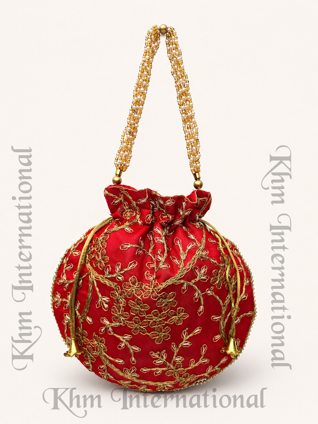 Embroidered Potli Bag for Women | Indian Wedding Favor Purse, Bridal Drawstring Handbag, Ethnic Party Clutch for Bridesmaids & Festive Gifts