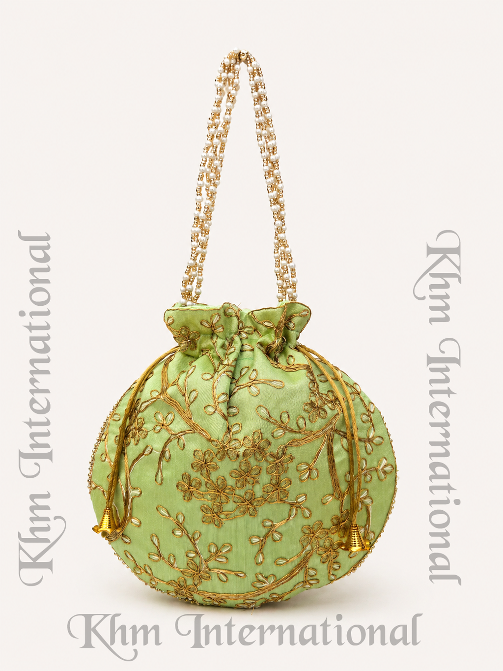 Embroidered Potli Bag for Women | Indian Wedding Favor Purse, Bridal Drawstring Handbag, Ethnic Party Clutch for Bridesmaids & Festive Gifts