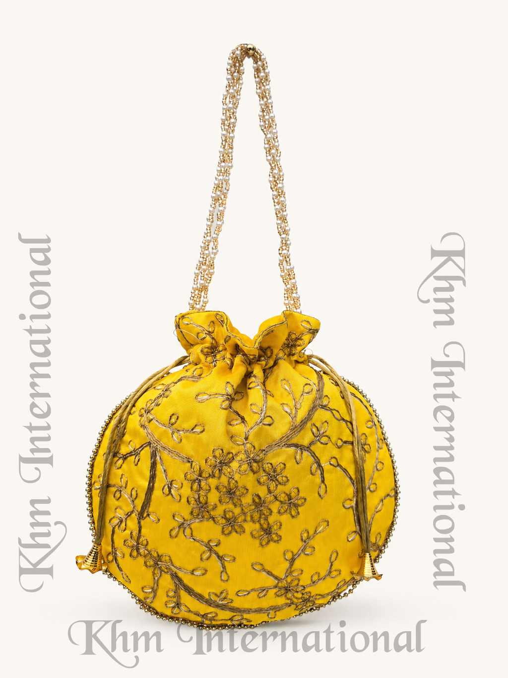 Embroidered Potli Bag for Women | Indian Wedding Favor Purse, Bridal Drawstring Handbag, Ethnic Party Clutch for Bridesmaids & Festive Gifts