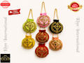 Designer Embroidered Potli Bags with Golden Work for Wedding & Festive Wear